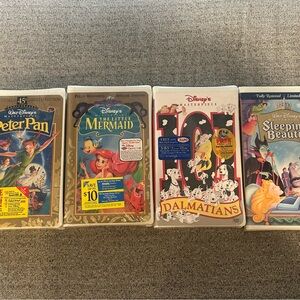 Disney Limited Edition Masterpiece VHS set